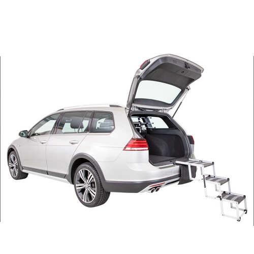 Trixie Vouw-Trap met drie treden aluminium/TPR