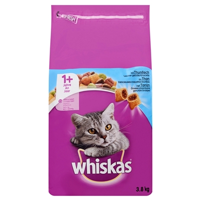 Whiskas droge kattenbrokjes tonijn