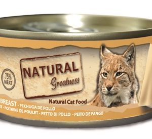 Natural greatness katten natvoer met kippenborst