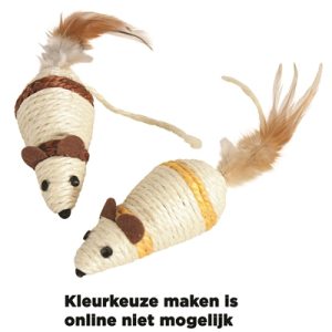 Zolux sisal kattenspeelgoed muis