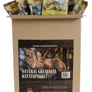 Natural greatness kennismakkingspaket kattenvoer
