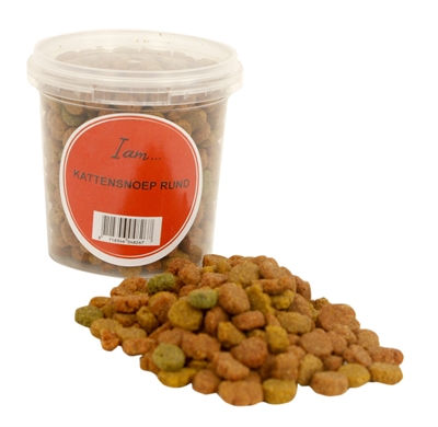 I am kattensnoep met rund