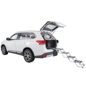 Trixie 4-tredige Vouwtrap aluminium/TPR