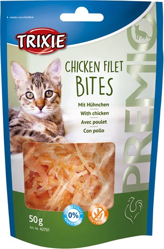 Trixie Premio Chicken Filet Bites- kattensnacks met kip
