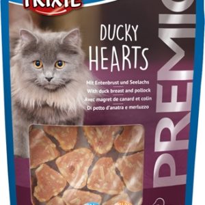 TRIXIE PREMIO DUCKY HEARTS- kattensnacks