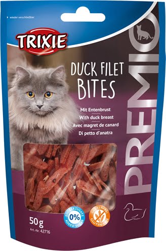 TRIXIE PREMIO DUCK FILET BITES- kattensnacks