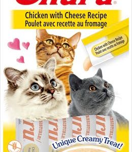 Inaba churu kattensnacks creme met kip en kaas
