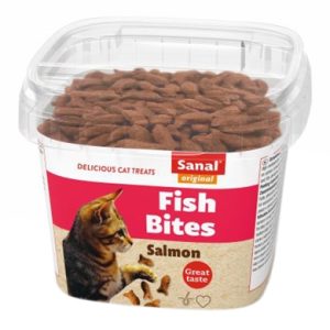 Sanal fish bites cup kattensnoepjes met vis