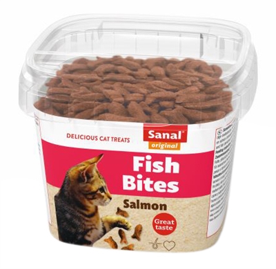 Sanal fish bites cup kattensnoepjes met vis