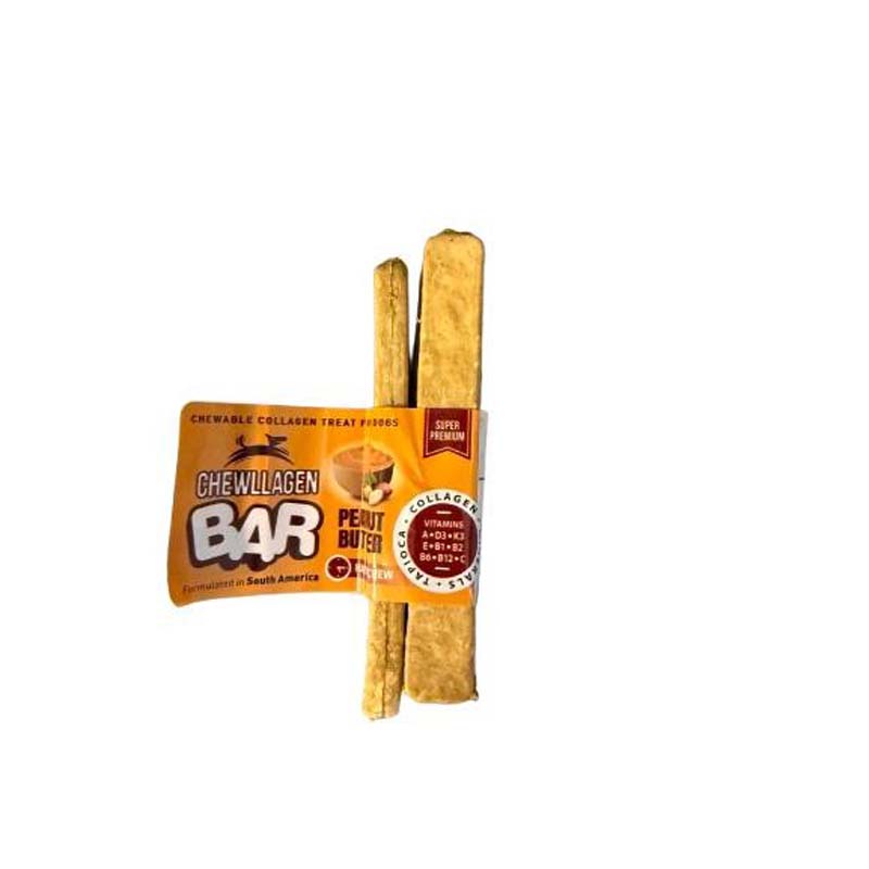 Hondensnack – Chewllagen – Pindakaas BARS – ca 13cm – 3st