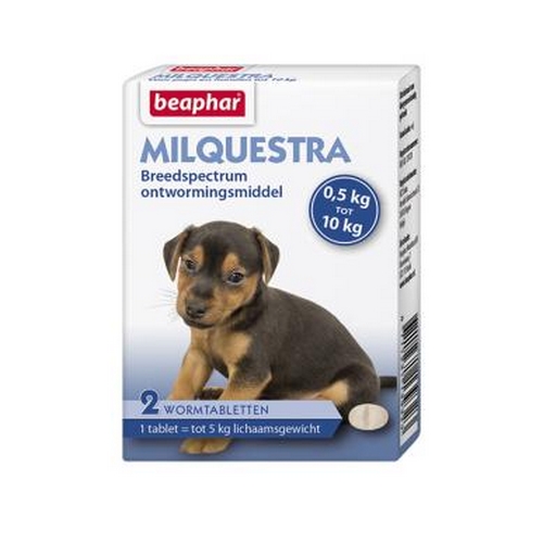 Beaphar Milquestra Hond Klein/Pup 0.5-10kg 2 tabl
