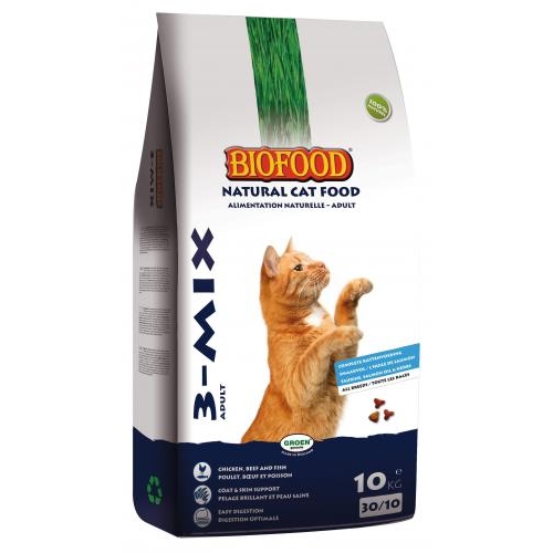 Biofood Kattenbrokjes 3-mix 10 kg