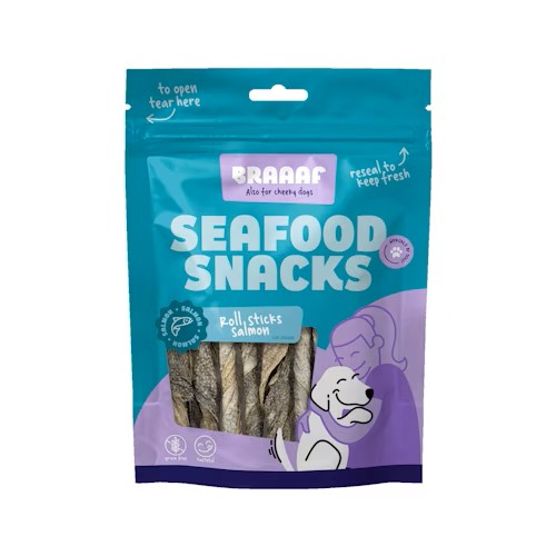 Braaaf  – Zalm sticks – 175gr – 12cm