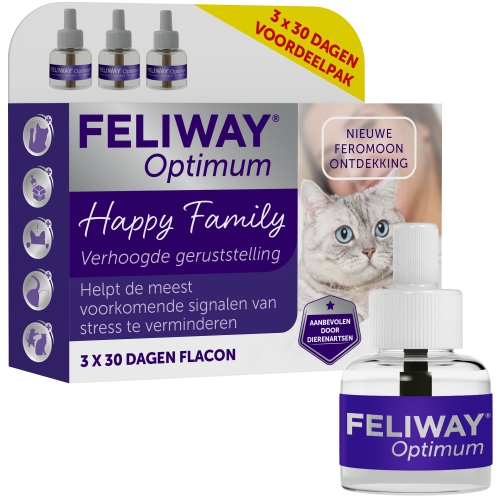 Feliway Optimum Navulling 3×48 ml