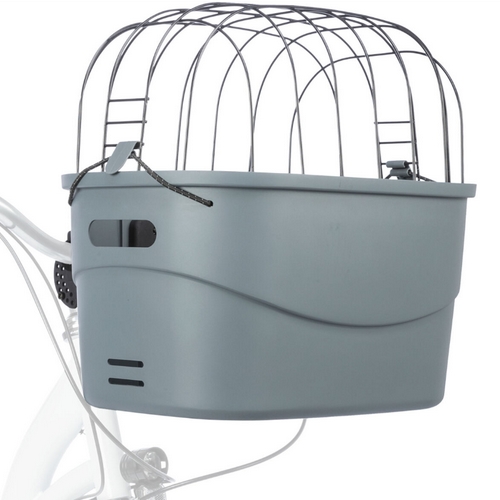 Trixie Stuur-Fietsmand Grijs