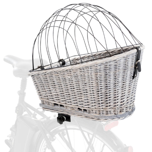 Trixie Fietsmand Bagagedrager Wilg Grijs