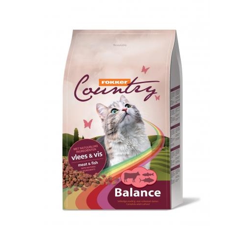 Fokker Country Cat Balance Vlees & Vis 2.5 kg