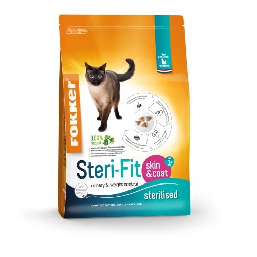 Fokker Cat Steri-Fit Skin&Coat 2.5 kg