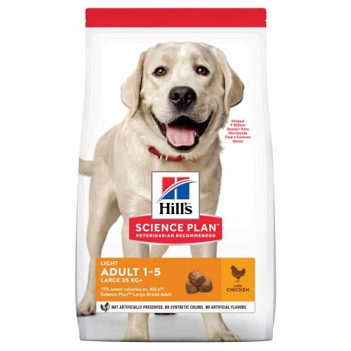 HILL’S SCIENCE PLAN Light Large Breed Adult Kip 12 kg