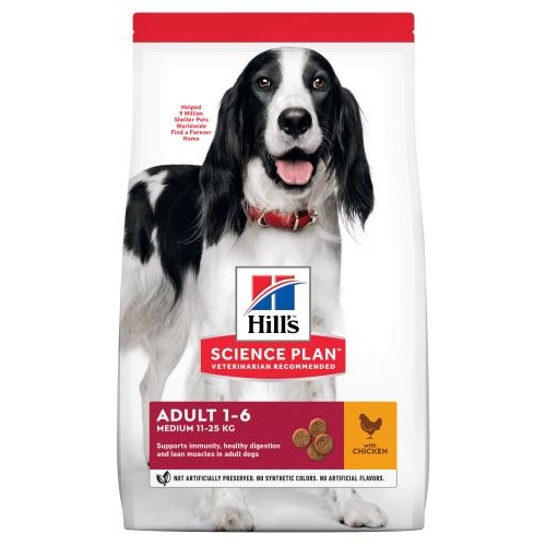 HILL’S SCIENCE PLAN Medium Breed Adult Kip 12 kg