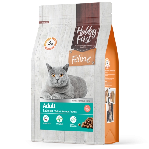 Hobby First Feline Adult Zalm 4.5 kg