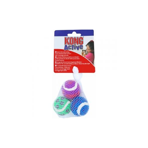 Kong Tennisballetjes met belletjes 3st
