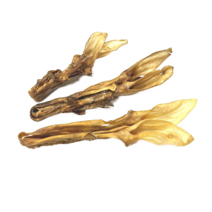 Snack– Konijnenoren  zonder haar – 250gr