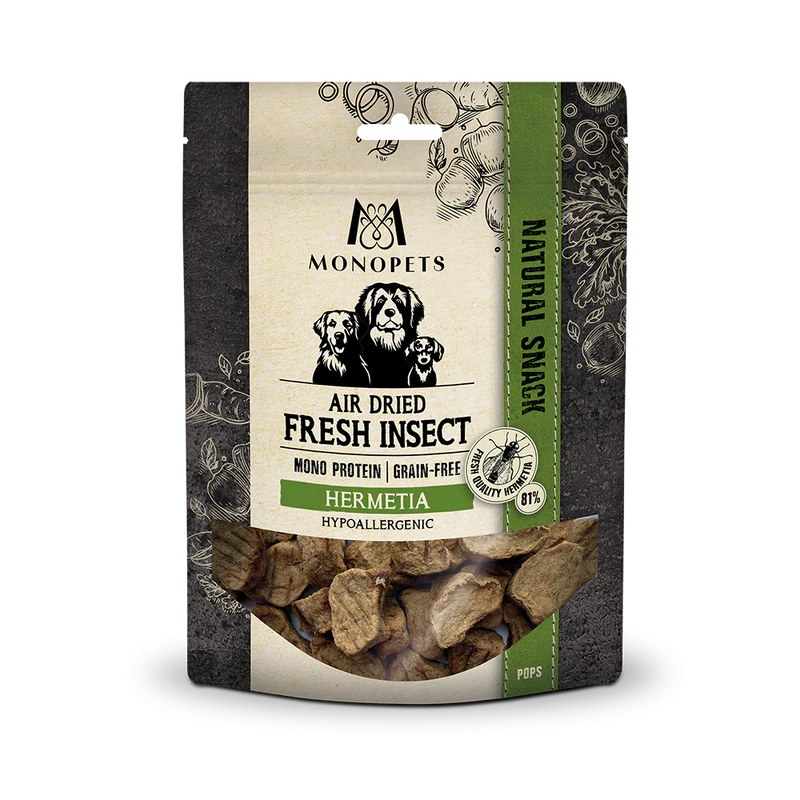 Monopets – Insect pops air dried – 100gr