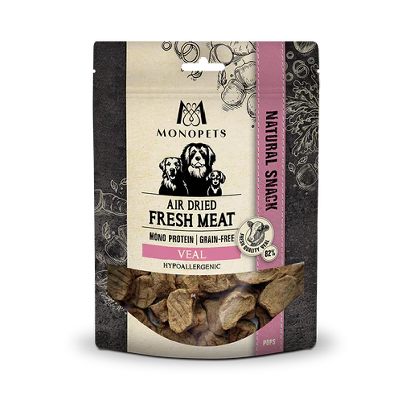Monopets – Kalf pops air dried – 100gr