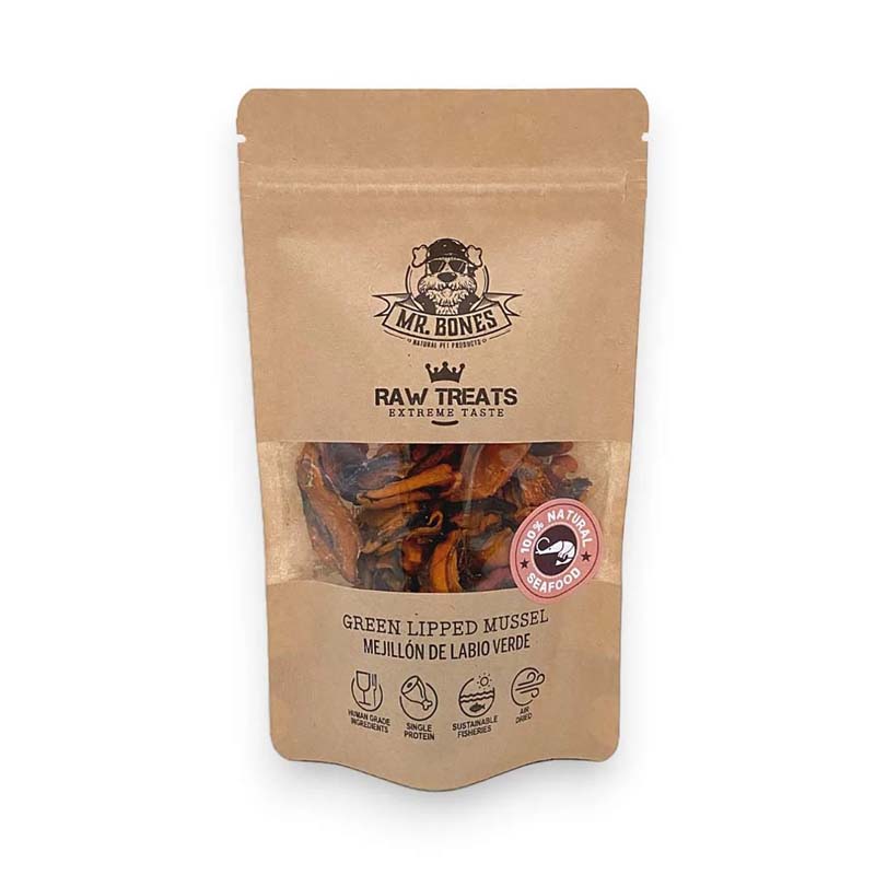 Mr. Bones – Raw Treats – Groenlip mossel – 45gr