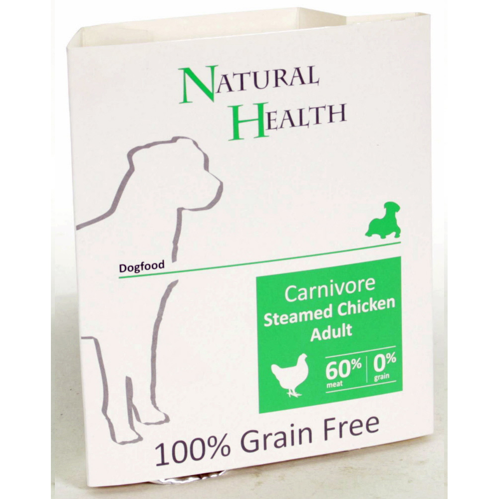 Natural Health – Gestoomde Voeding – Kip – 395gr