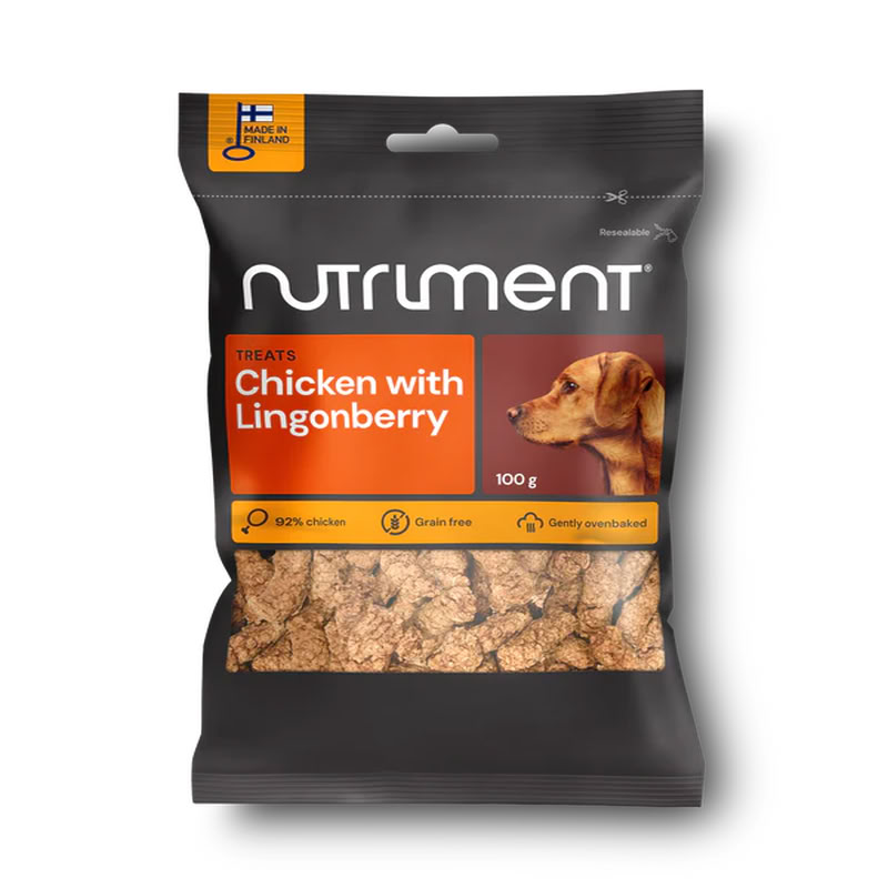 Nutriment Treat – Kip en Vossenbes – 100gr