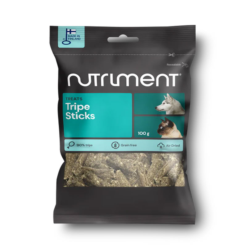 Nutriment Treat – Luchtgedroogde Runderpens Sticks – 100gr