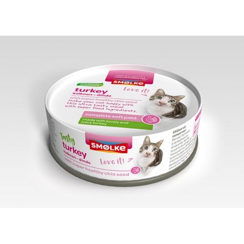 Smølke Kat Soft Paté Turkey 80 gr