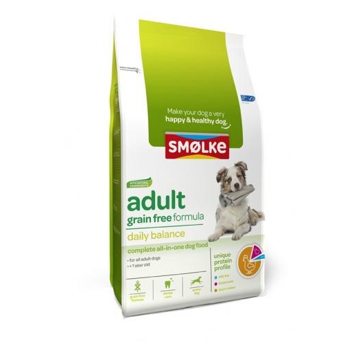 Smølke Hond Adult Graanvrij 12 kg