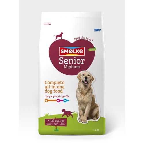 Smølke Hond Senior Medium 12 kg