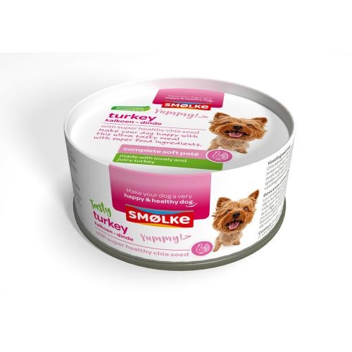 Smølke Hond Soft Paté Turkey 125 gr