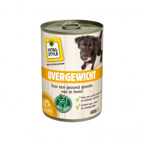 VITALstyle Hond Blik Overgewicht 400 gram