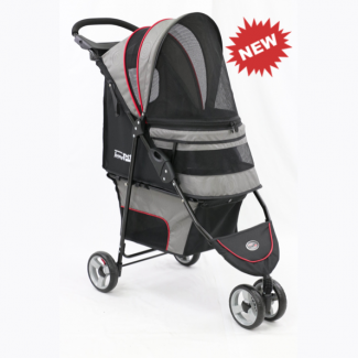 Innopet buggy avenue grijs/zwart/rood