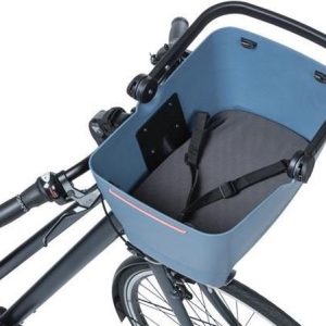 Basil fietsmand met of zonder overkapping geschikt voor e bike bevestiging aan het stuur
