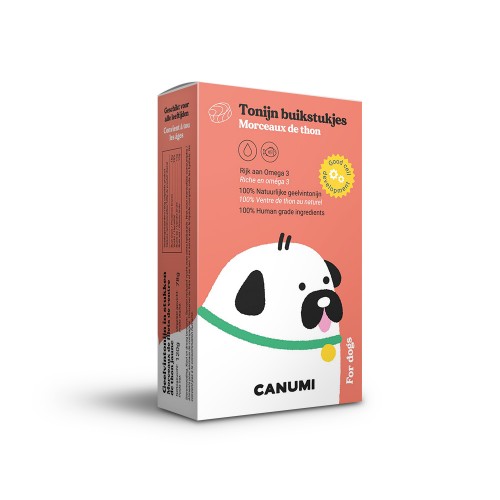 Vis – Blikje Tonijn Buikstukjes in Water –  Canumi – 100gr