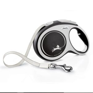 Flexi Rollijn New Comfort Tape L Zwart 8 meter