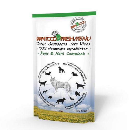 Farm Food Fresh Menu Pens&Hart compleet 125 gram