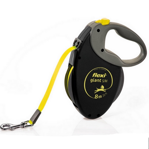 Flexi Rollijn Gigant Tape S/M geel 8 meter