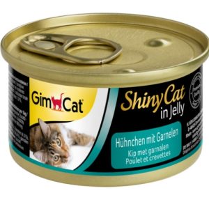 GimCat ShinyCat Jelly Kip/Garnalen 70 gr