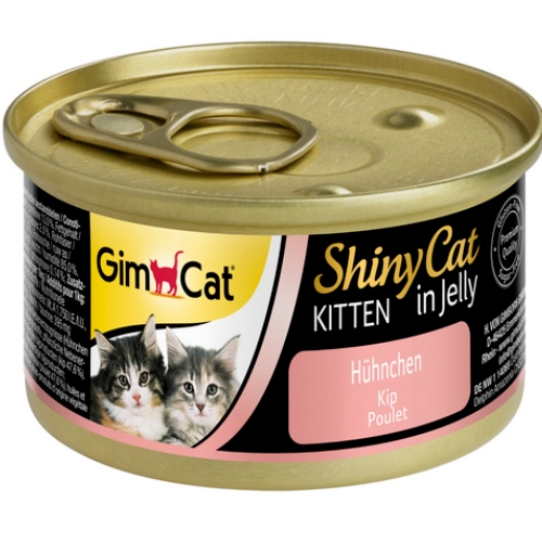GimCat ShinyCat Jelly Kitten Kip 70 gr 24x