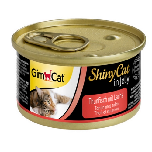 GimCat ShinyCat Jelly Tonijn/Zalm 70 gr