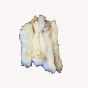 Konijnenhuid (met vacht) – Per stuk