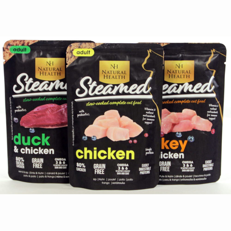 Natural Health Kat Pouch – Mixed grill – Gestoomd – 12x85gr