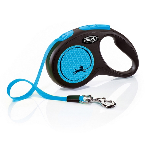 Flexi Rollijn New Neon Tape S Blauw 5 meter